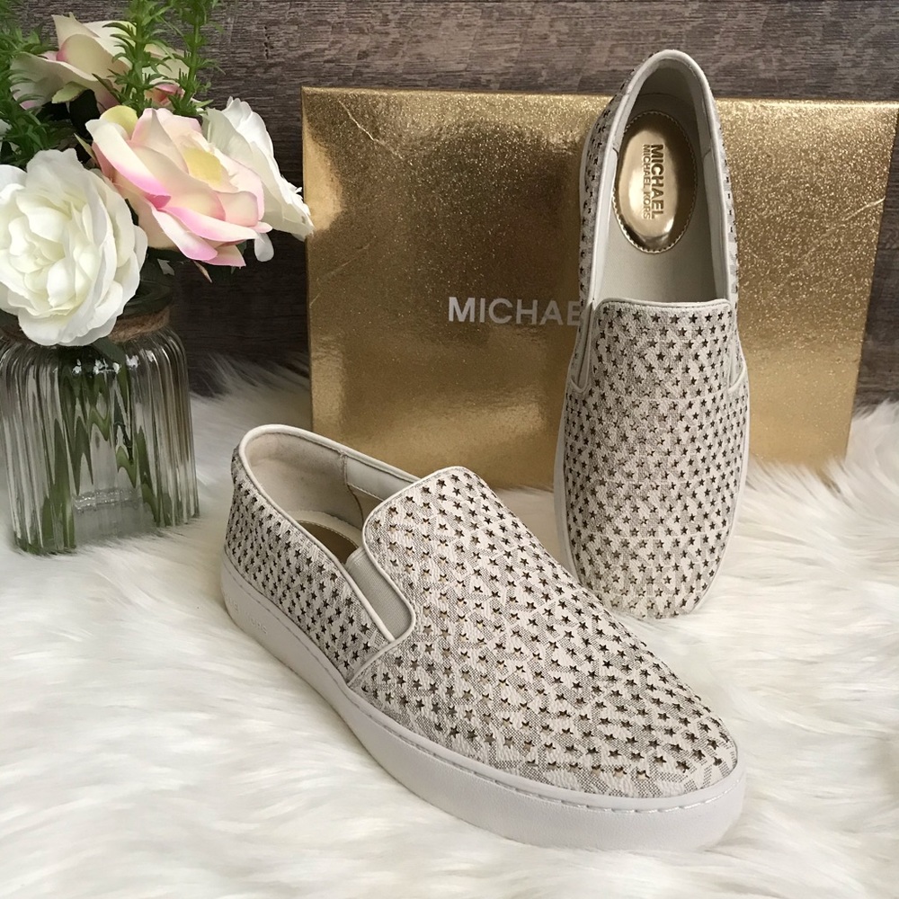 Michael Kors slip-on logo stars sneakers